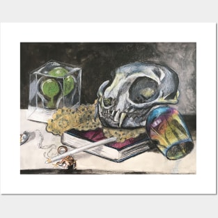 Still Life With Skull And Prismacolor Posters and Art